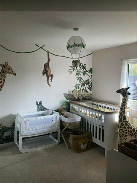 Jungle Theme Hot Air Balloon Light Lamp Shade In Pink And Grey Etsy Hot Air Balloon Nursery