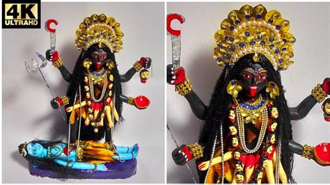 How To Make Kali Mata Idol Maa Kali Idol Making Step By Step Ma