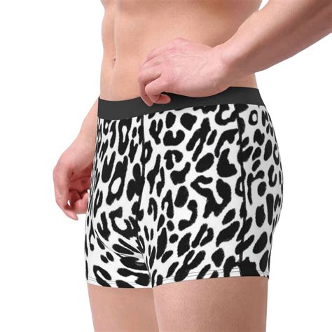 Boxer shorty Boxer imprimé 3D léopard rose pour homme sous vêtement