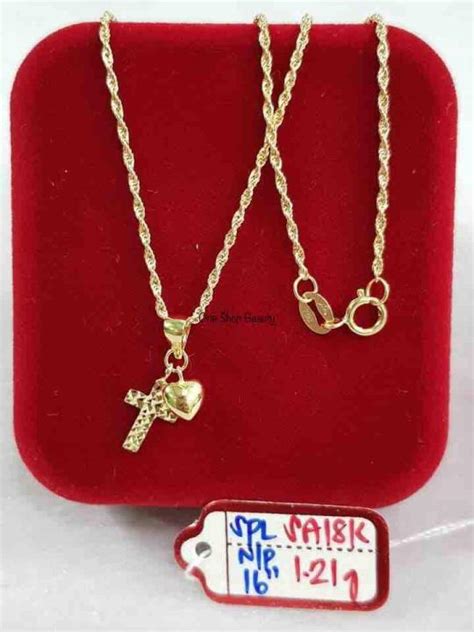 18Karat Saudi Gold Necklace Pawnable Lazada PH