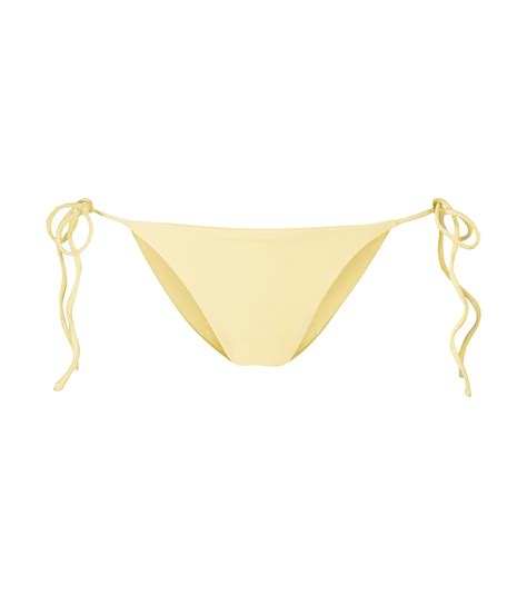 Ties Bikini Bottoms In Yellow Jade Swim Mytheresa