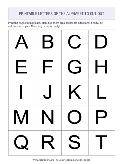 Printable Letters of The Alphabet | PDF