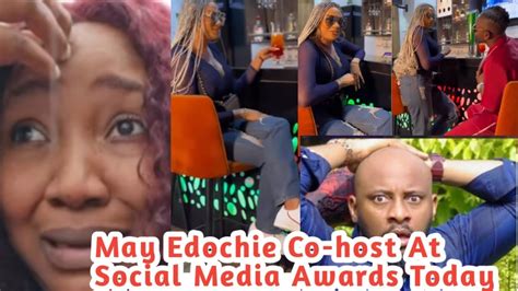 May Edochie At The Social Media Awards Today As Co Host Yul Edochie