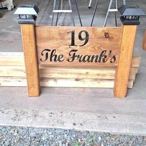 Personalized Driveway/entrance Signs, Made to Order - Etsy