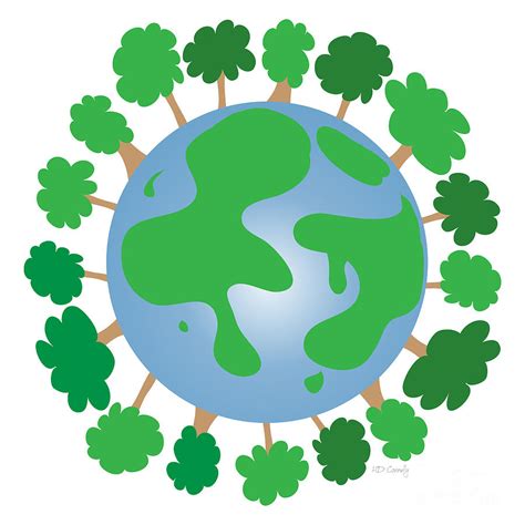 Green Earth Drawing at GetDrawings | Free download