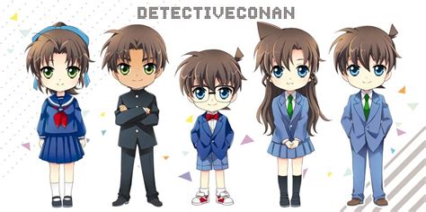 Detective Conan Case Closes Tôyama Kazuha Hattori Heiji Edogawa Conan