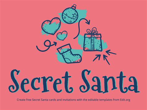 Free Printable Secret Santa Templates