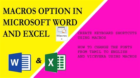 Creating Macro In Microsoft Word How To Create And Use Macro In