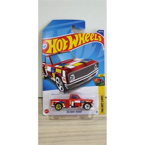 Hot Wheels 69 Chevy Pickup 2022 Lacrado Shopee Brasil