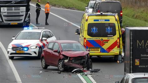 N35 Bij Enschede Dicht Na Aanrijding één Persoon Gewond — 112twentenl