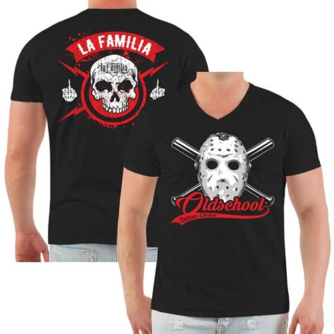 T Shirt La Familia FCK Oldschool Hardcore M Bis XL Jason Sangre Tattoo Ink Rap EBay De