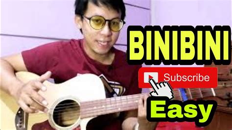 Binibini By Zack Tabudlo Chords Guitar Tutorial Easy With Capo And