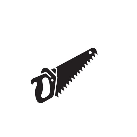 Hand Saw Silhouette Hand Saw Logo Hand Saw Illustration 45992413