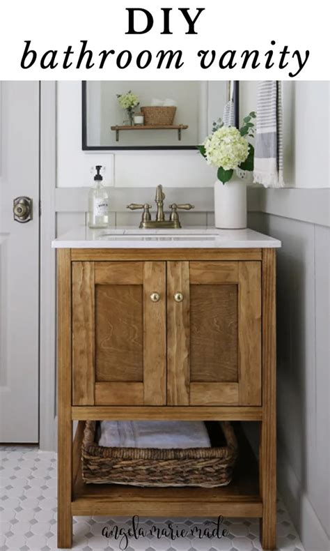 Build Your Own Bathroom Vanity Everything Bathroom