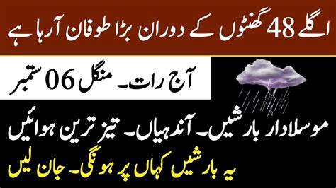 Tonight Tomorrow Weather Report Get Ready More Massive Rains Are Coming Pakistan Weather