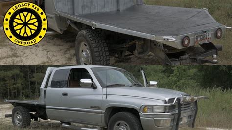 Building A Flat Bed For My 1997 Dodge 2500 Srw Start To Finish Legacy 4x4 And Off Road