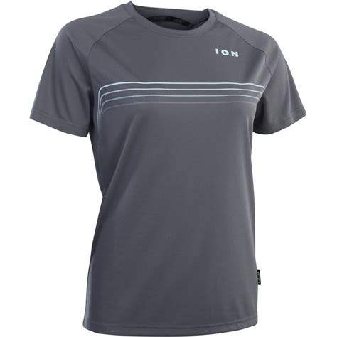 Ion Girls Mtb Jersey Short Sleeve Traze Gray Maciag Offroad