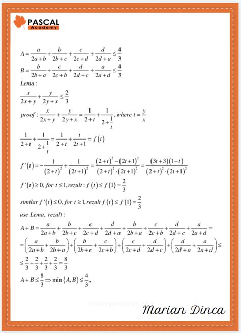 Math Formulas Exercise Sheet