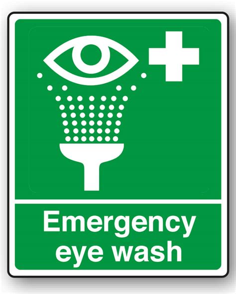 Emergency Eye Wash Sign Aura Sign Shop