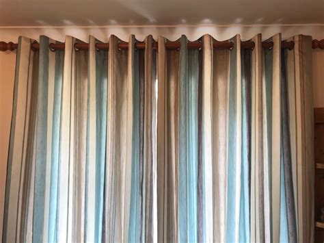 Teal/gold curtains | in Shaftesbury, Dorset | Gumtree