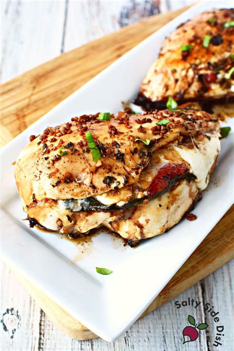 Caprese Stuffed Chicken With Balsamic 30 Minute Dinner Recipe