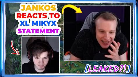 G2 Jankos Reacts To Xl Mikyx Statement 👀 Youtube