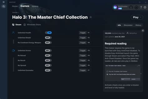 Halo 3: The Master Chief Collection Cheats and Trainers for PC - WeMod