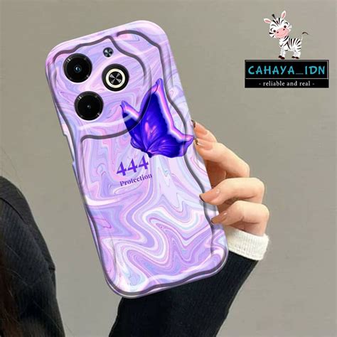 Softcase Wave INFINIX HOT 40i MELTING Protective Cover Hp CASE