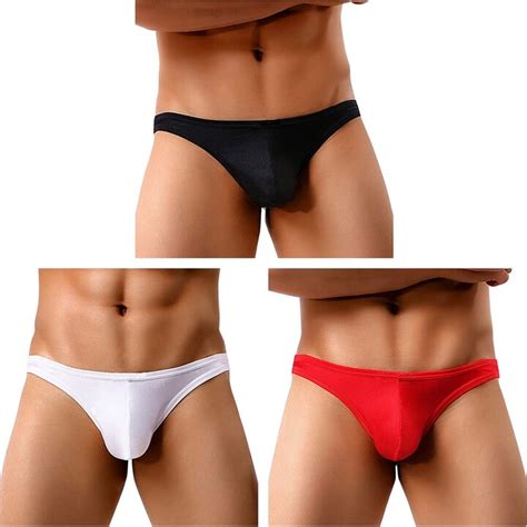 Arjen Kroos Men S Sexy Thong Underwear Low Rise G String Bulge Pouch Bikini Panties ShopStyle