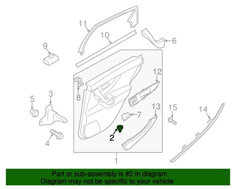 2009-2017 Infiniti Door Trim Panel Clip 01553-10641 | Discount Infiniti ...