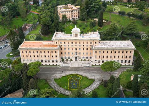 Vatican Gardens Palace of Governorate Stock Image - Image of park ...