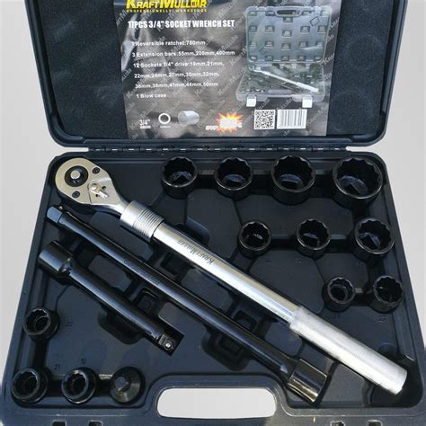 Coffret Cliquet Poids Lourd T Lescopique Ftools Douilles Pans