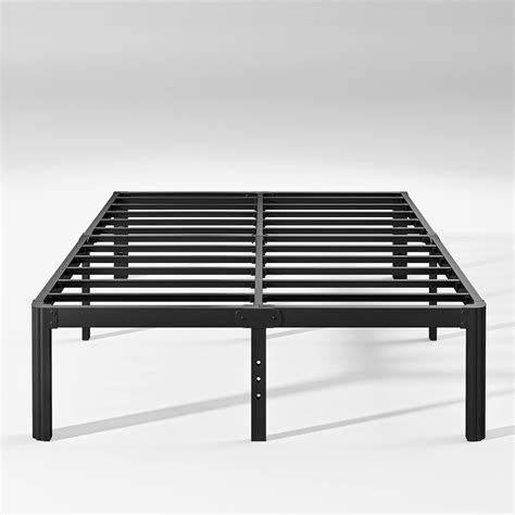 Uliesc King Bed Frame 14 Inch High No Box Spring Needed Heavy Duty Black