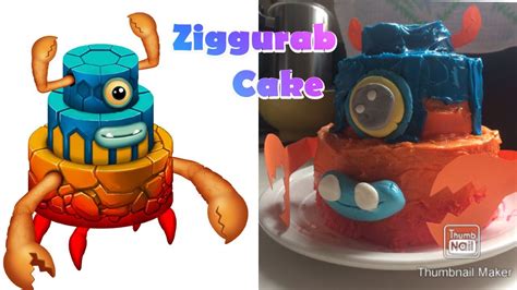 How To Make Ziggurab Cake From My Singing Monsters Youtube