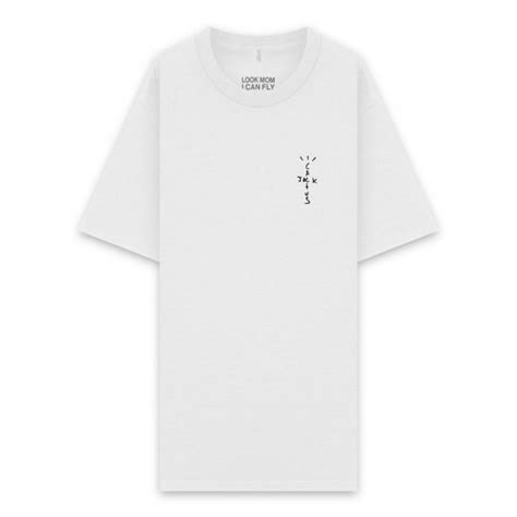 Travis Scott トラヴィススコット 商品ページ Look Mom I Can Fly Tee White