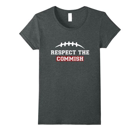 Respect The Commish Fantasy Football Commissioner T Shirt