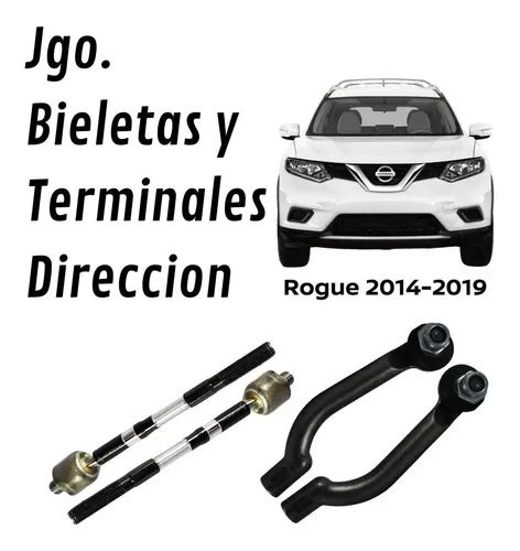 Kit Completo Bieletas Y Terminales Direccion Rogue 2014 2019