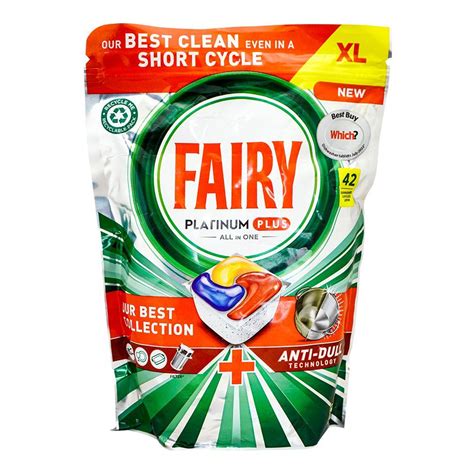 Buy Fairy Platinum Plus Dishwashing All In One Tablet Pack Online