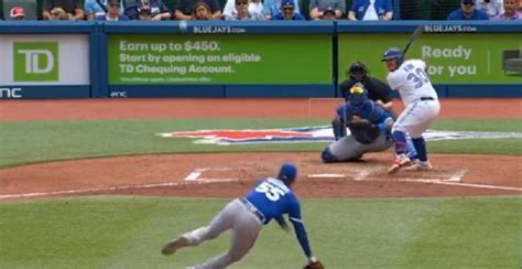 Blue Jays Score Pair Of Runs In Weirdest Way Possible Offside