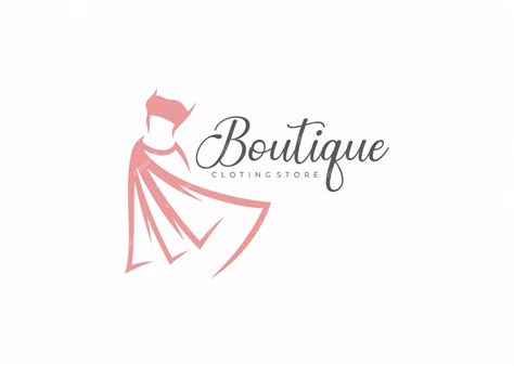 Premium Vector | Clothing shop business logo template design