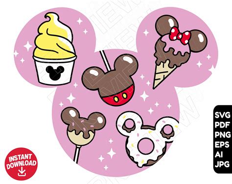 Disney Snacks SVG