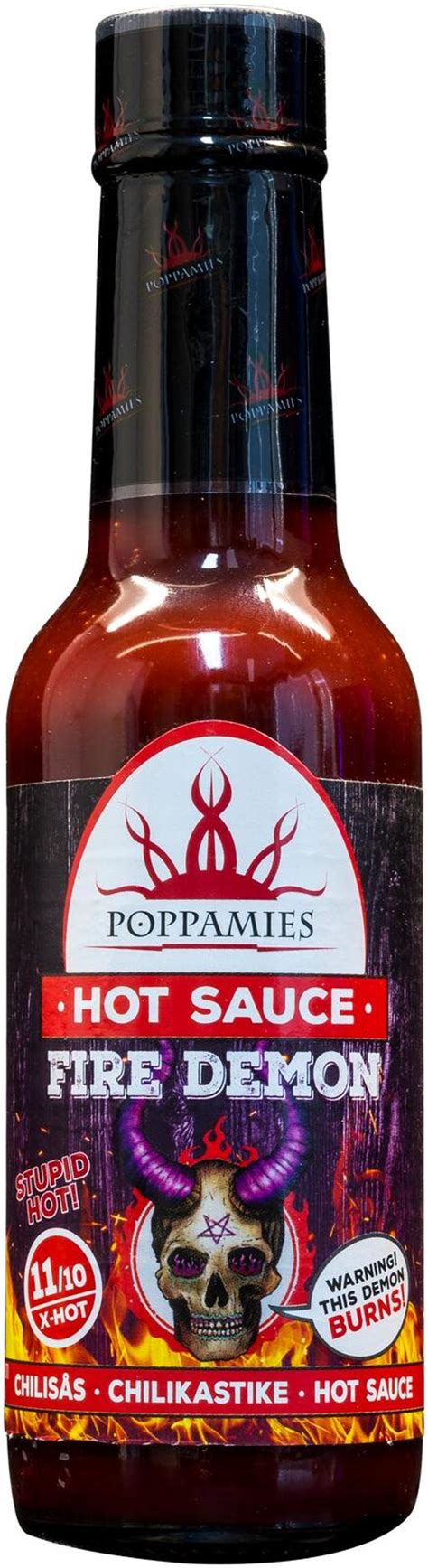 Poppamies Hot Sauce Fire Demon Chilikastike Ml S Kaupat Ruoan Verkkokauppa