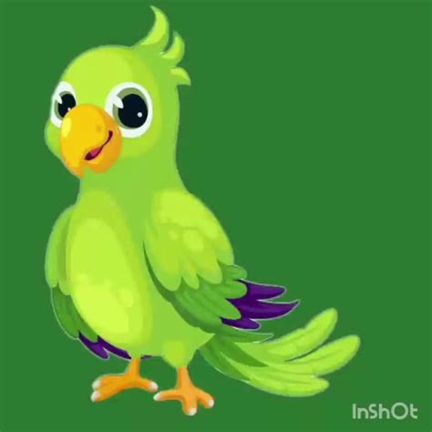 Green Screen Cartoon Bird No Copyright Green Screen Cartoon Character