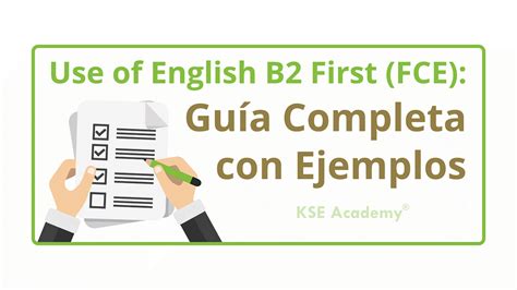 Use Of English B2 First Fce Guía Completa Con Ejercicios By Kse