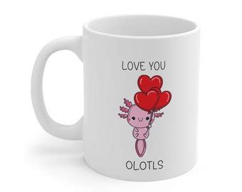 Axolotl Coffee Mug Axolotl Lover Gift Gift For Her Cute Axolotl Gift