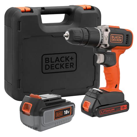 Taladro percutor a batería BLACK DECKER bcd003mem2k 18v baterías 4ah y