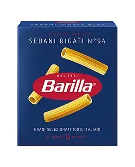 BARILLA SEDANI RIGATI N 94 GR 500 X 30 PEZZI