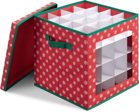 Amazon.com: Navaris Christmas Bauble Storage Box - X-Mas Tree ...