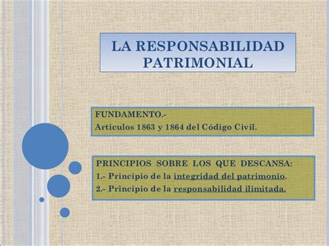 Responsabilidad Patrimonial