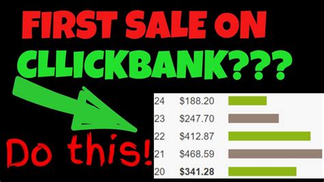 Exact Method To Make Your First Sale From Clickbank Fastest Way